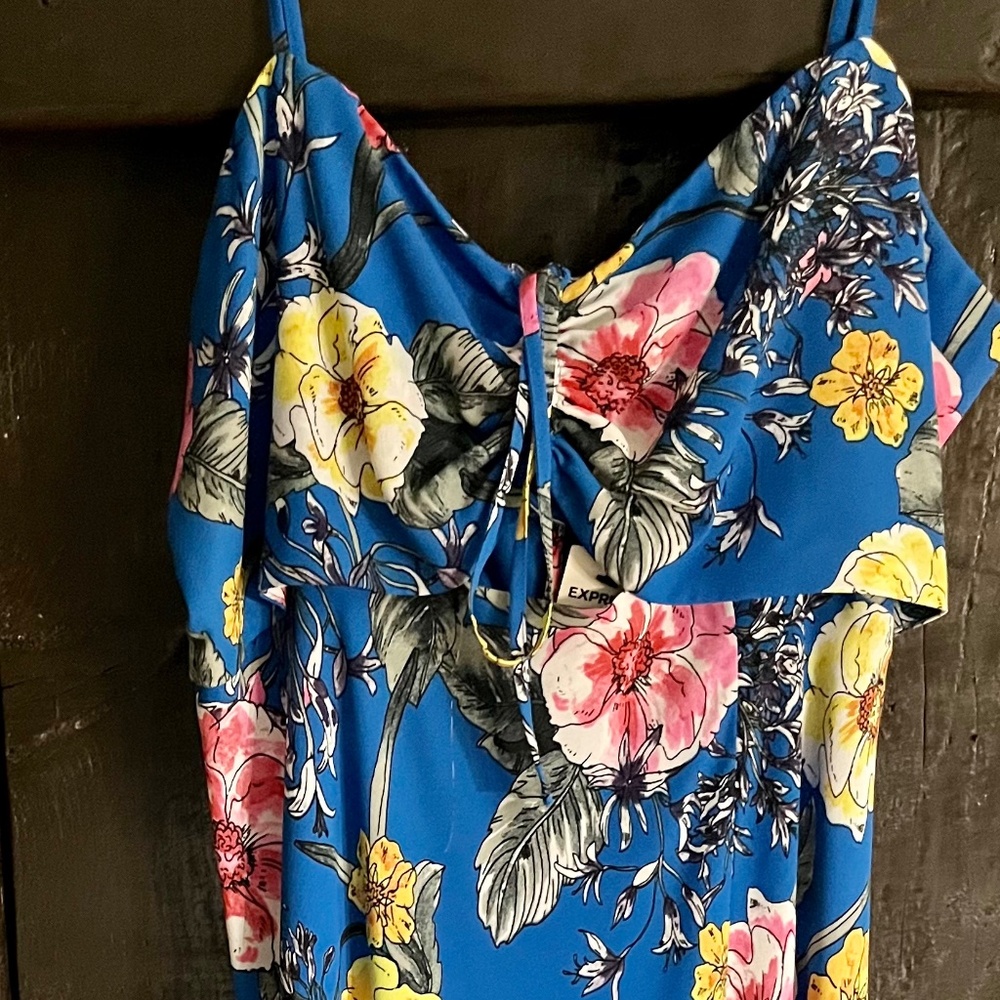 EXPRESS floral maxi dress